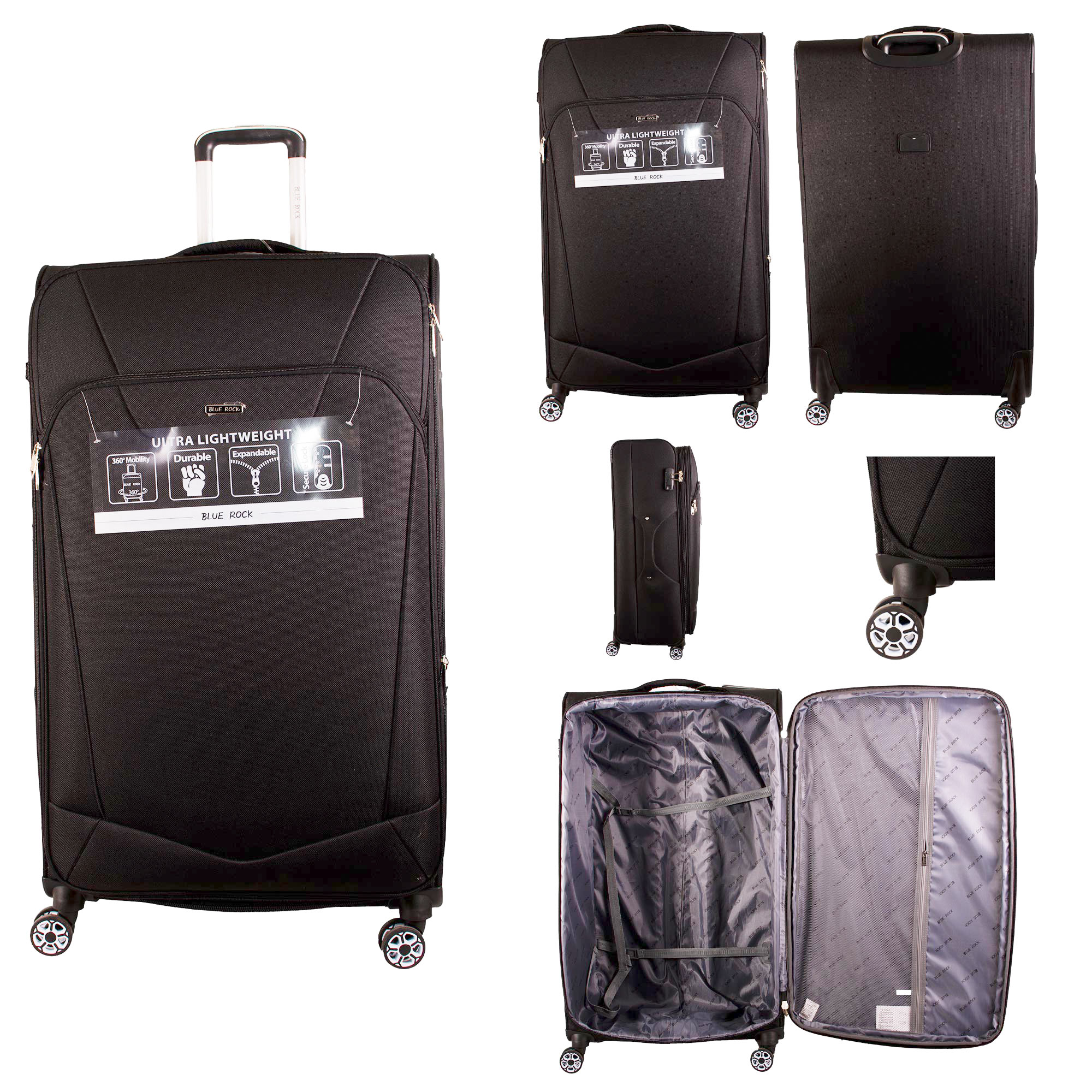(image for) T-SC-02 BLACK 32'' TRAVEL TROLLEY SUITCASE